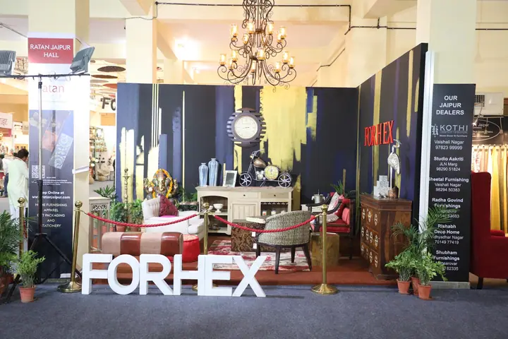 FORHEX branded backdrop at Fair 2019