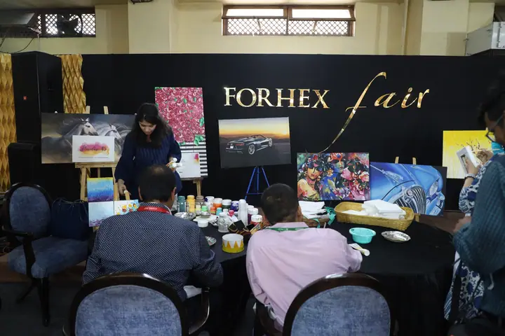 Craftsman at work at FORHEX Fair 2019
