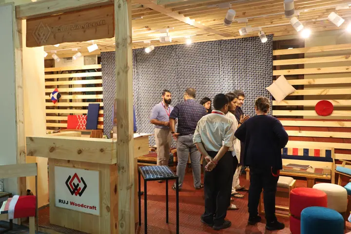 Jewellery presented on screen at FORHEX Fair 2019
