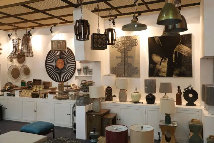 Lamps and decor stall at FORHEX Fair 2019