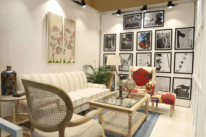 Living room display at FORHEX Fair 2019
