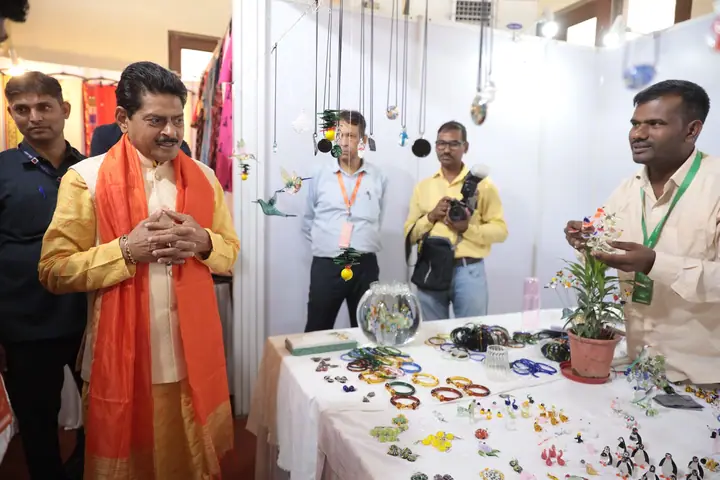 Jewellery table display at FORHEX Fair 2024