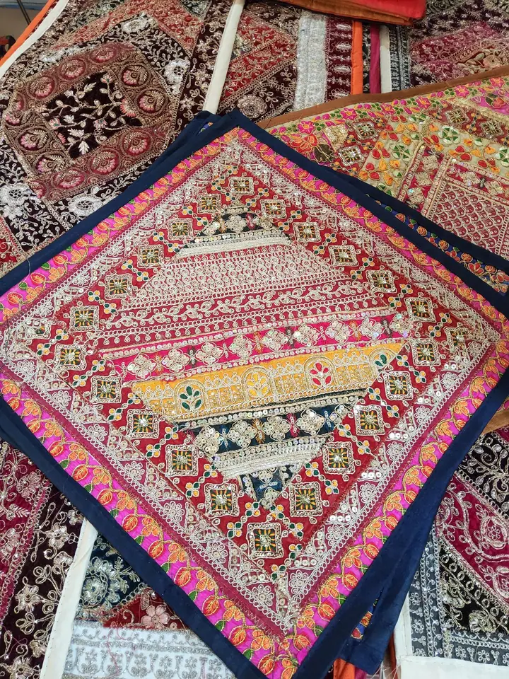 Embroidered textile close-up at FORHEX Fair 2025